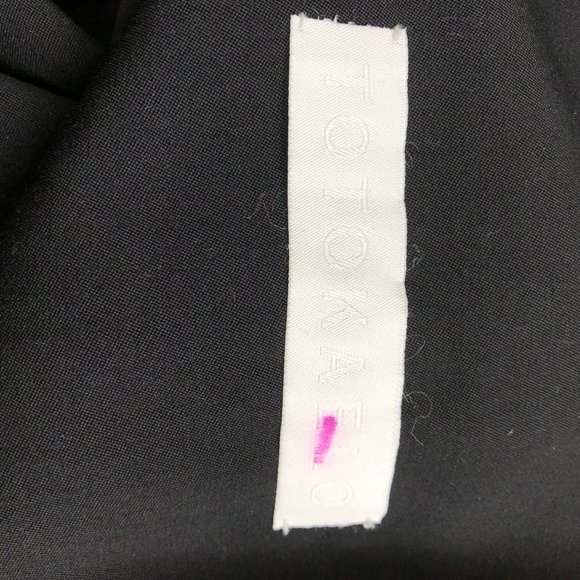 Totokaelo Black Parviz Pant Paperbag Waist Belted - Picture 6 of 7